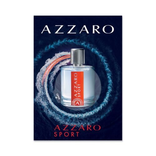 Adhespack Etiquette Parfumée Loreal Azarro Sport