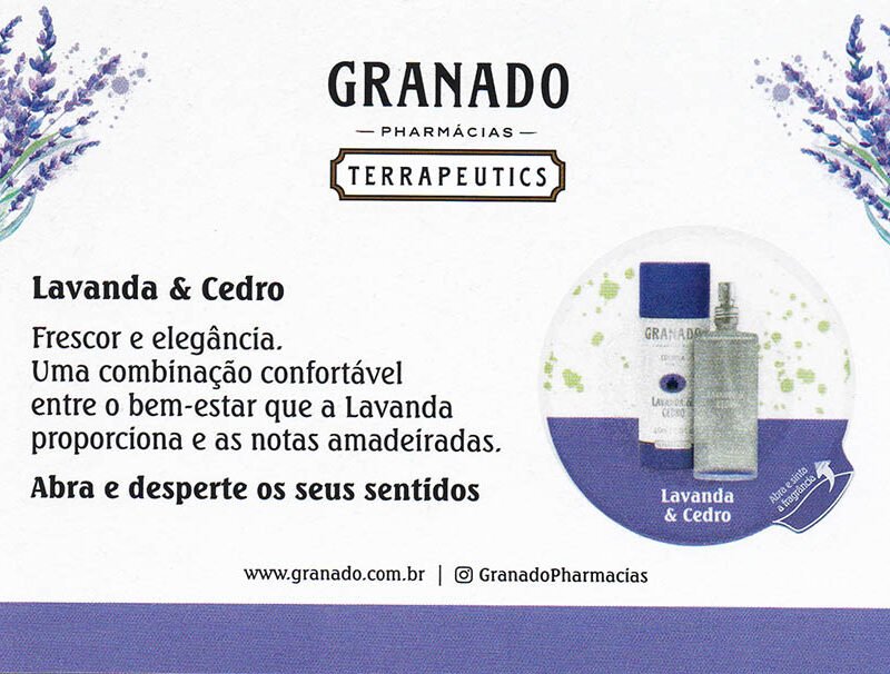 Sampling Solution Scent Card Granado aa